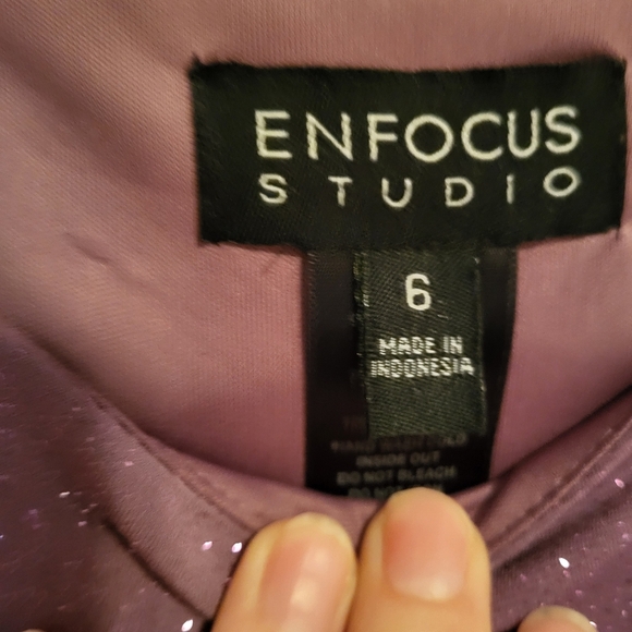 Purple sparkly party dress - Picture 8 of 8